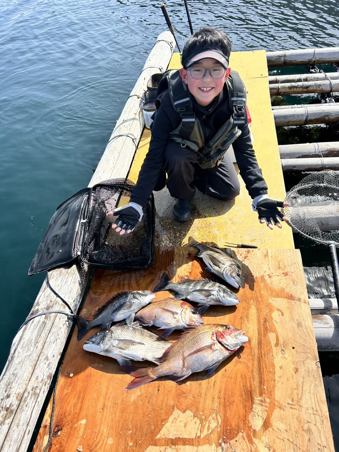 釣果報告！！マダイ、チヌ良型好調！！