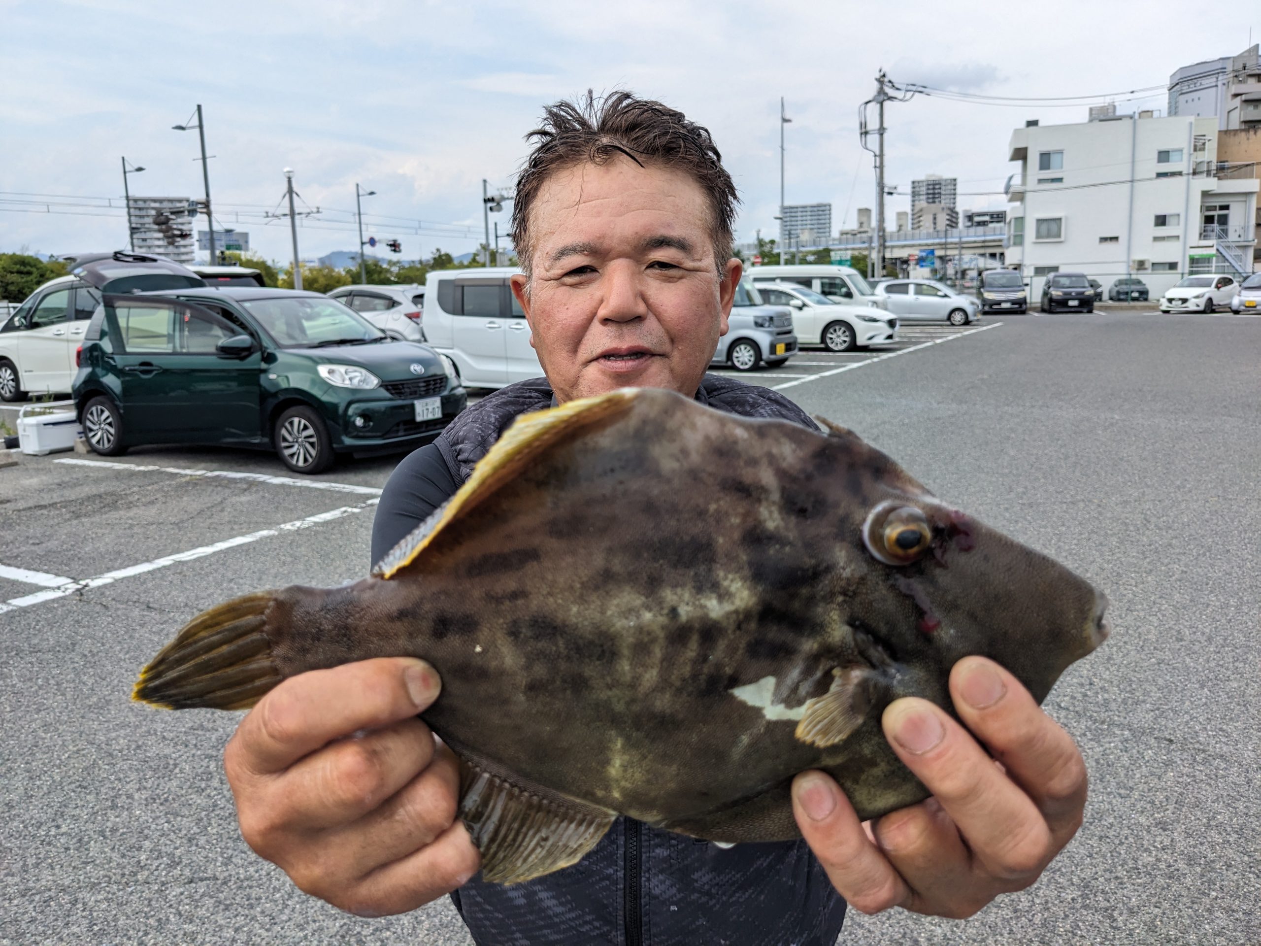 釣果報告！！尺カワハギ！！